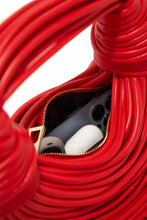 Load image into Gallery viewer, Azelie Double Knot Spaghetti Handbag - Red
