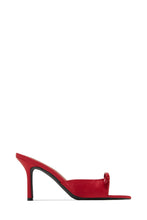 Load image into Gallery viewer, Camila Mid Heel Mules - Cherry
