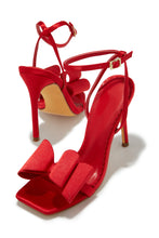 Load image into Gallery viewer, Pretty Nights Bow High Heels - Red
