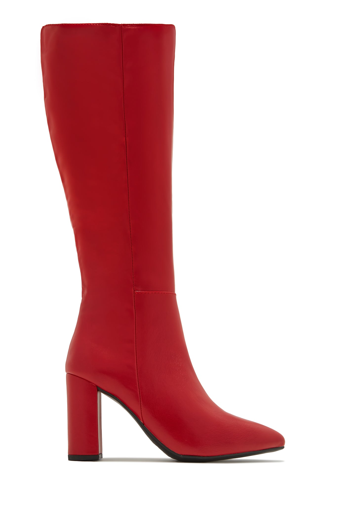 High heel boots red best sale