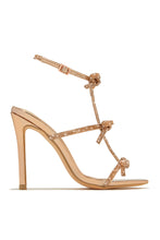 Load image into Gallery viewer, Party Season Embellished High Heels - Nude
