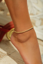 Load image into Gallery viewer, She&#39;s Golden Chain Anklet - Gold
