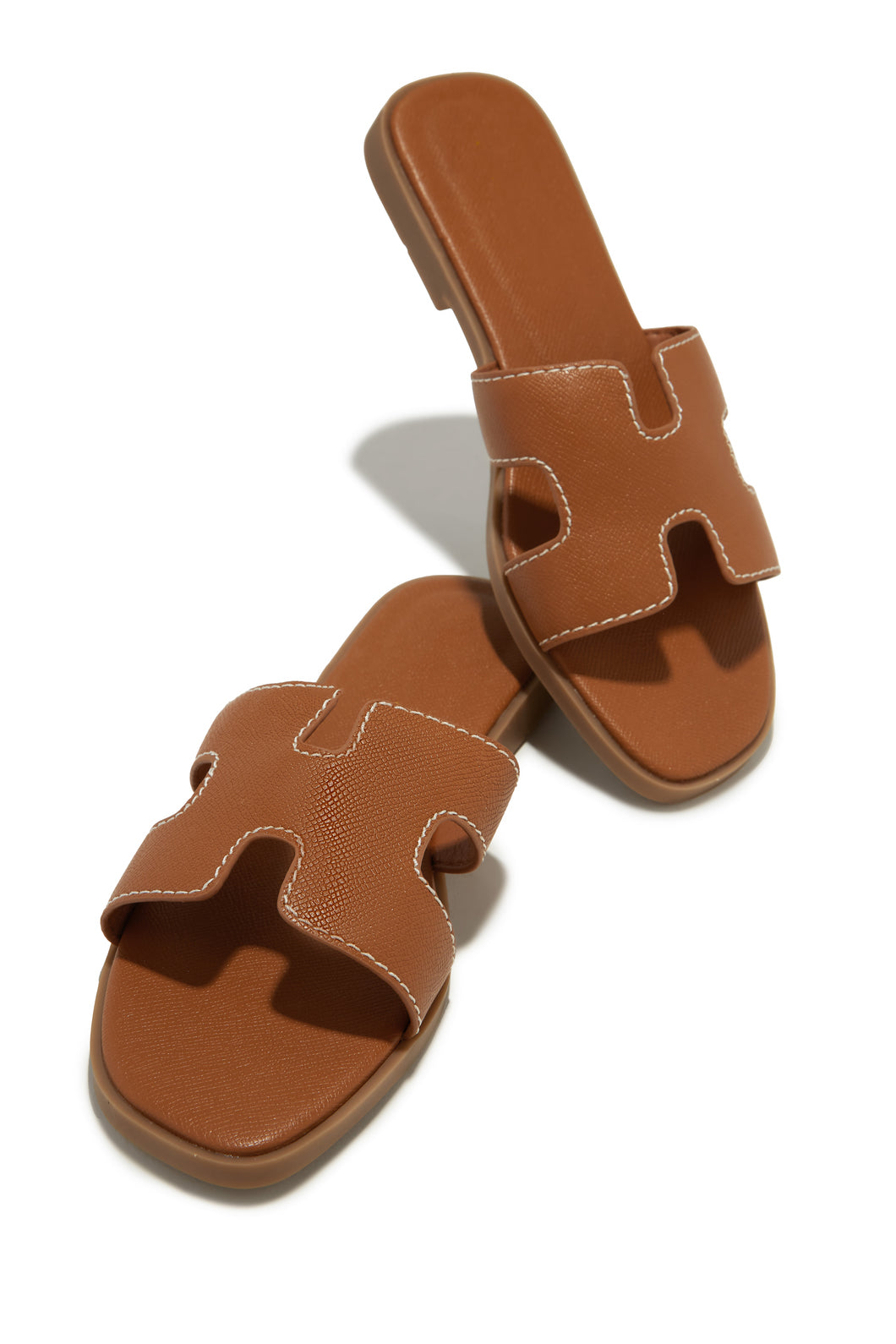 Lucy Slip On Sandals - Tan
