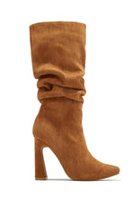 Load image into Gallery viewer, Stella Knee High Heel Boots - Tan
