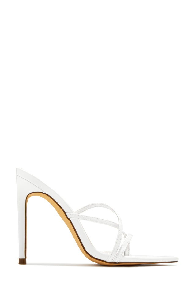 Load image into Gallery viewer, White High Heel Mules
