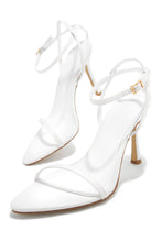 Load image into Gallery viewer, Adrienne Single Sole Heels - White
