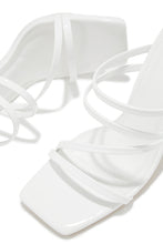 Load image into Gallery viewer, Jaziel Block Heel Mules - White
