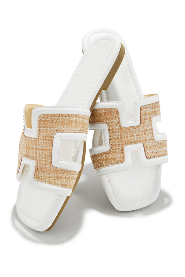 Load image into Gallery viewer, Yuliana Slip On Sandals - White
