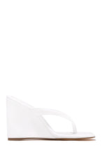 Load image into Gallery viewer, Alena Wedge Heel Mules - White
