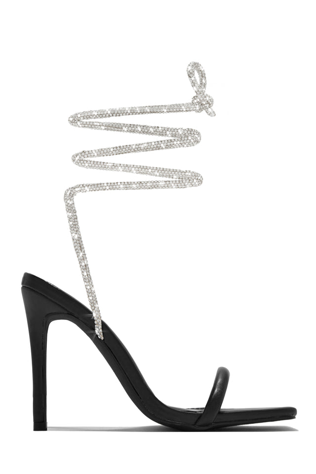 Miss Lola  Silver Lace Up Strappy High Heels – MISS LOLA