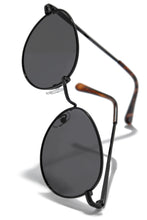 Load image into Gallery viewer, Ferrara Metal Frame Sunglasses - Black
