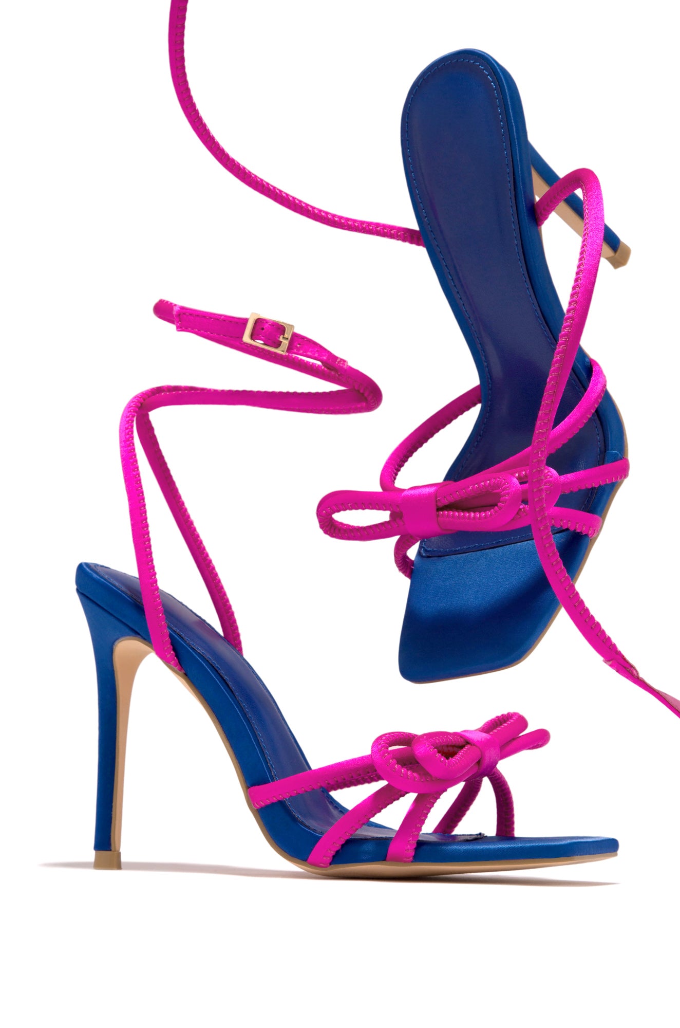 Pink and blue heels hotsell