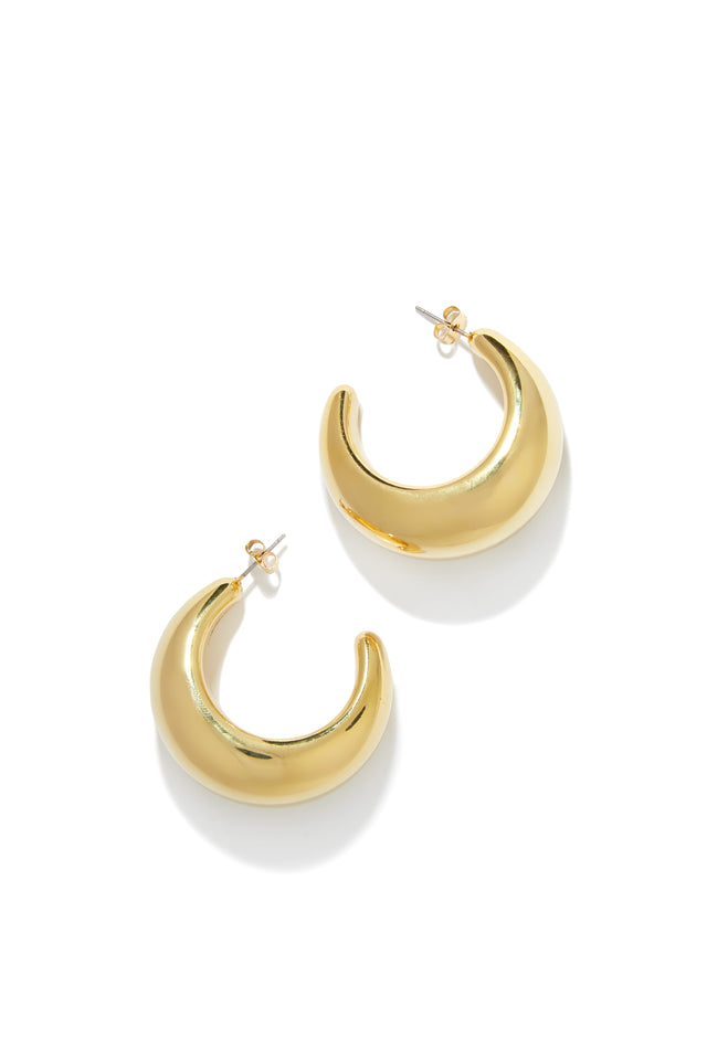 Load image into Gallery viewer, Gold Hoop Earring
