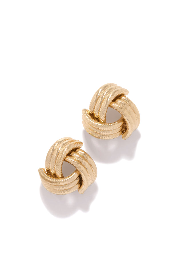 Load image into Gallery viewer, Lesya Chunky Statement Earring - Gold
