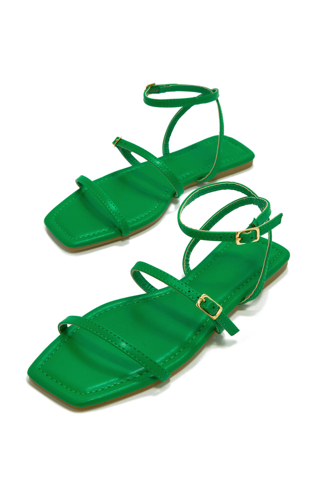 Load image into Gallery viewer, Bali Beach Flat Sandals - Green
