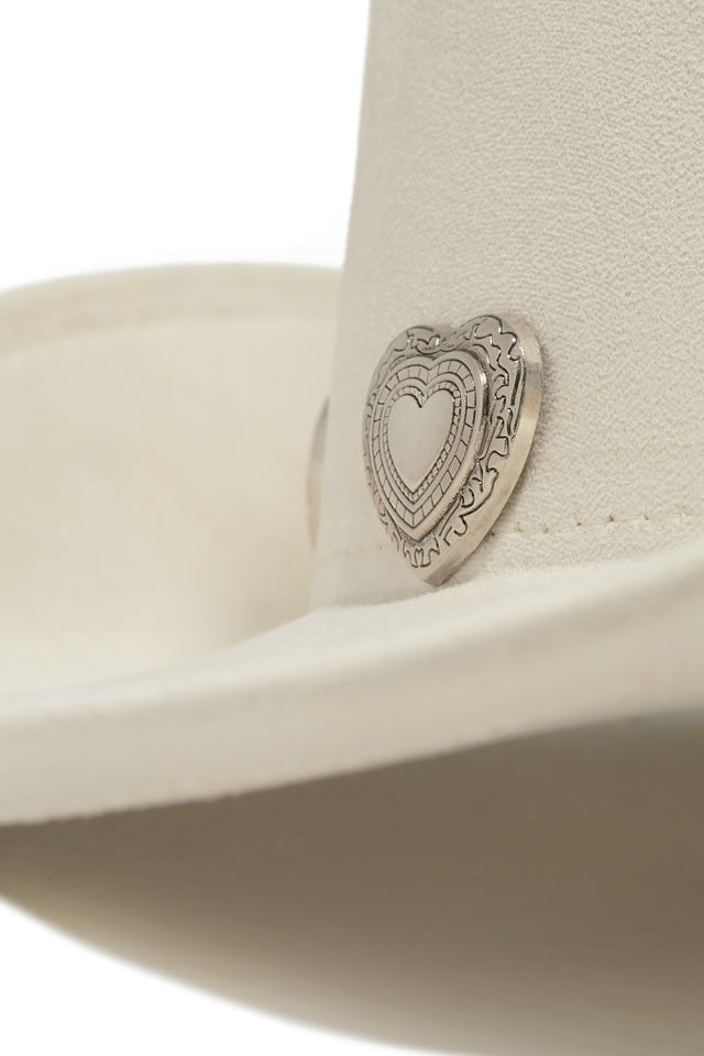 Load image into Gallery viewer, Festival Ivory and Silver Hat
