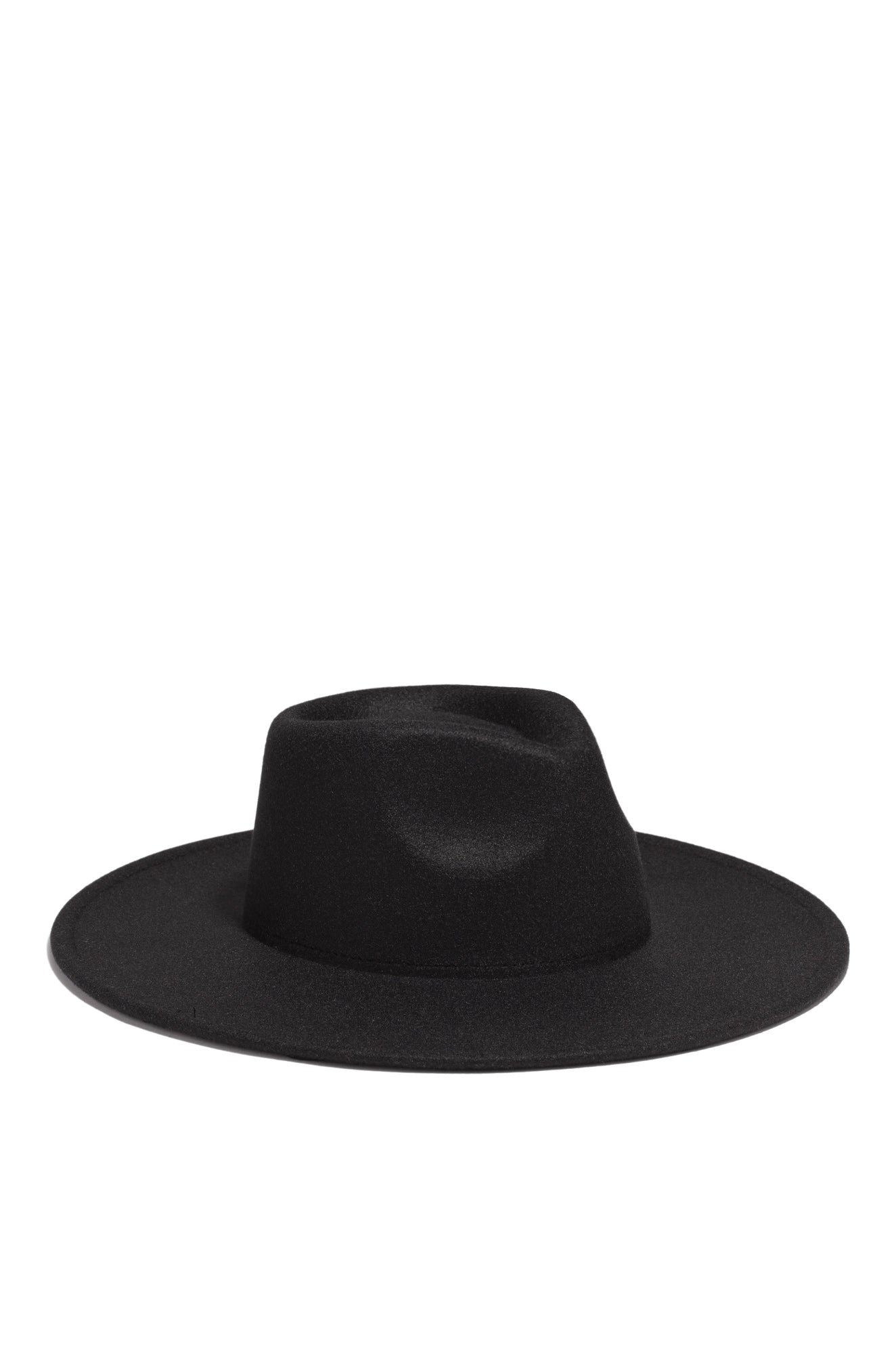 Miss Lola | Black Flat Brim Hat – MISS LOLA