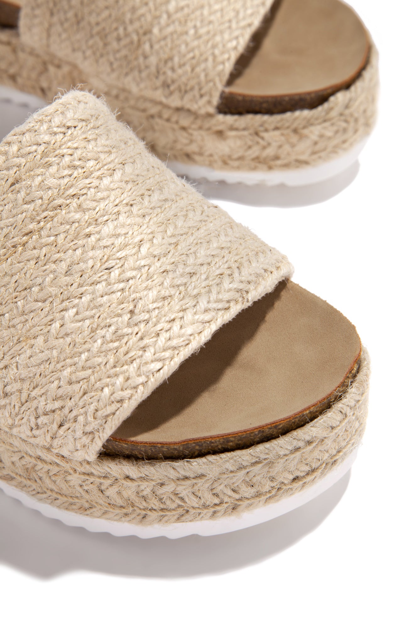 Espadrille fashion sandals nude