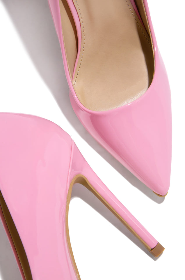 Lib Pointed Toe Classic Curved Stiletto Heels Pumps - Pink in Sexy Heels &  Platforms - $78.75