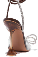 Load image into Gallery viewer, Mocha Heel With Unique Block Heel 
