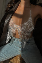 Load image into Gallery viewer, silver halter top 
