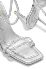 Load image into Gallery viewer, Miliana Embellished Heels - Silver
