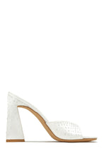 Load image into Gallery viewer, white bridal shoes perfect for bachelorette parties
