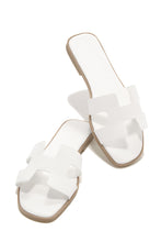 Load image into Gallery viewer, White Flat Sandals
